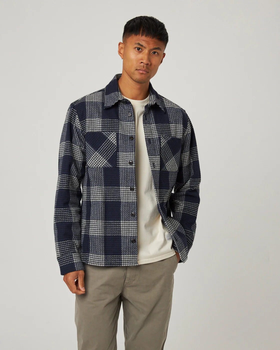 Blunt Overshirt - Navy William Check