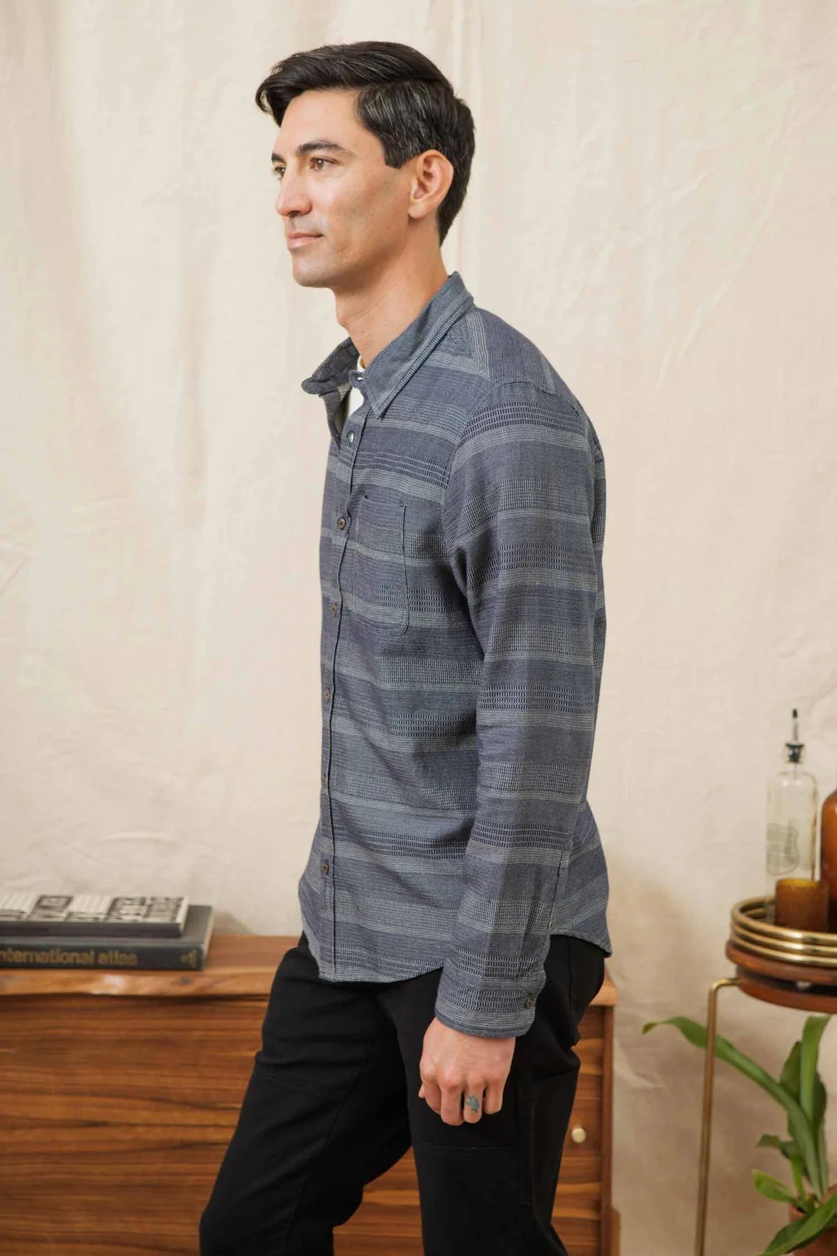 Jude Long Sleeve - Cascade Weave