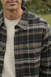 Larson Long Sleeve - Volcanic Plaid