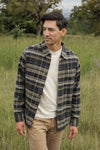 Larson Long Sleeve - Volcanic Plaid