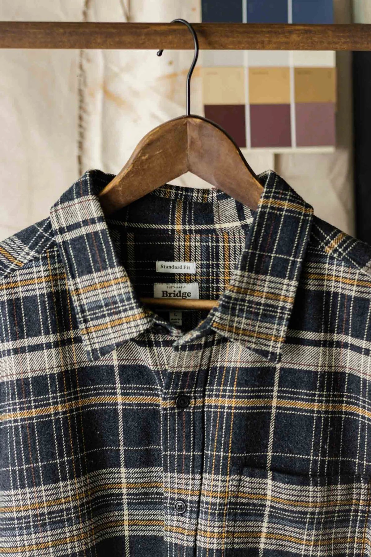 Larson Long Sleeve - Volcanic Plaid