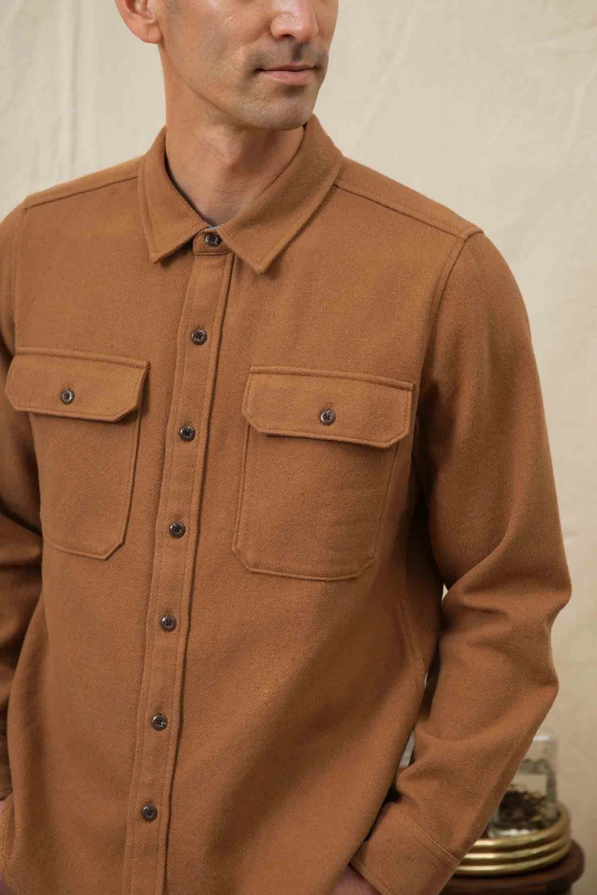 Pointer Overshirt - Camel