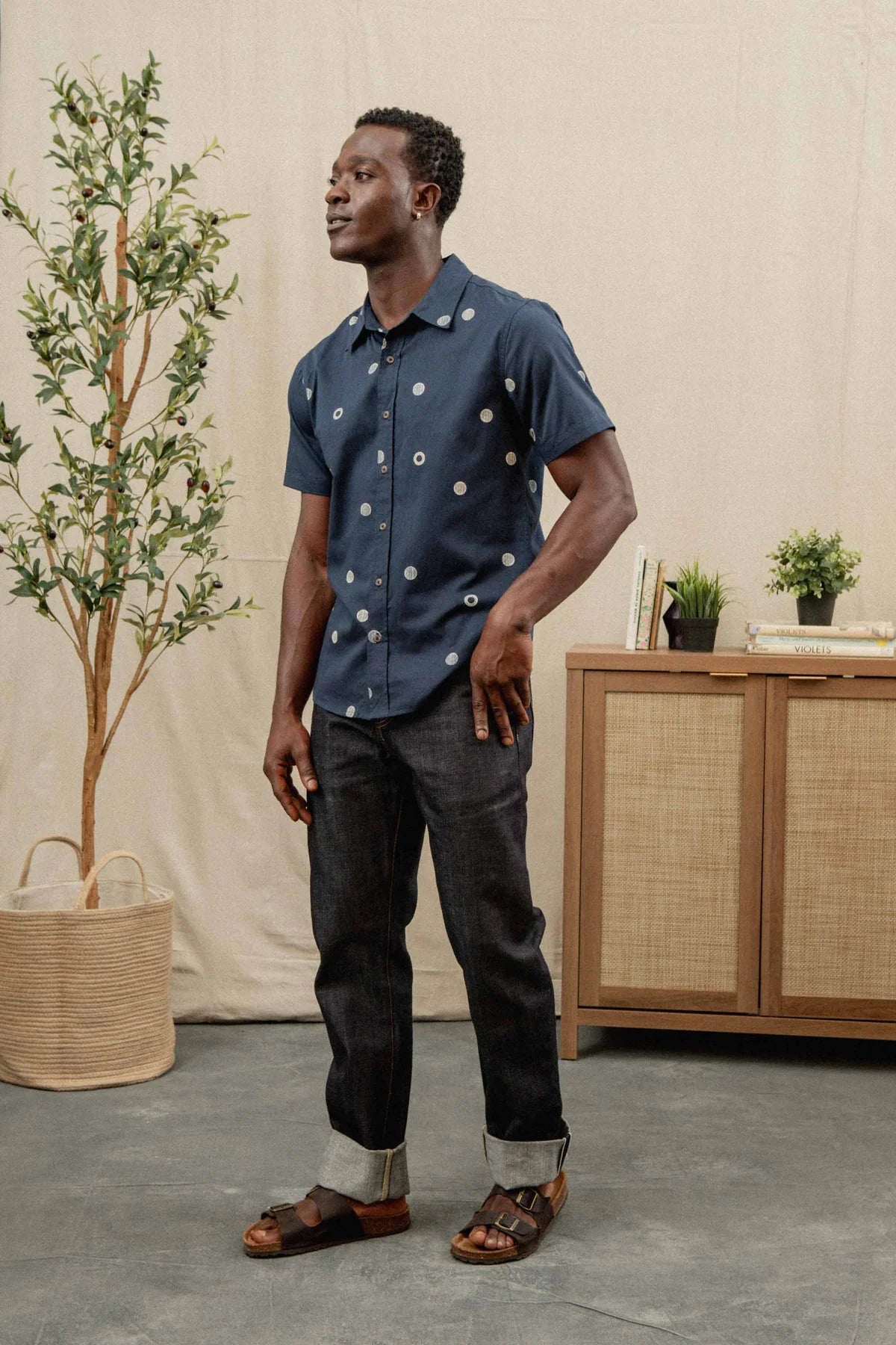 Emerson Slim Shirt - Lunar Polka