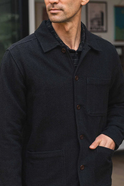 Studio Chore Coat - Washed Black
