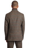 Bromley Notch Jacket - slim - Hunter Orange Herringbone