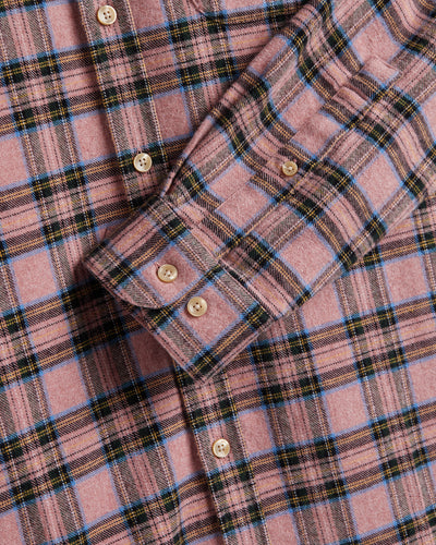 Cais Flannel Shirt - Pink Plaid
