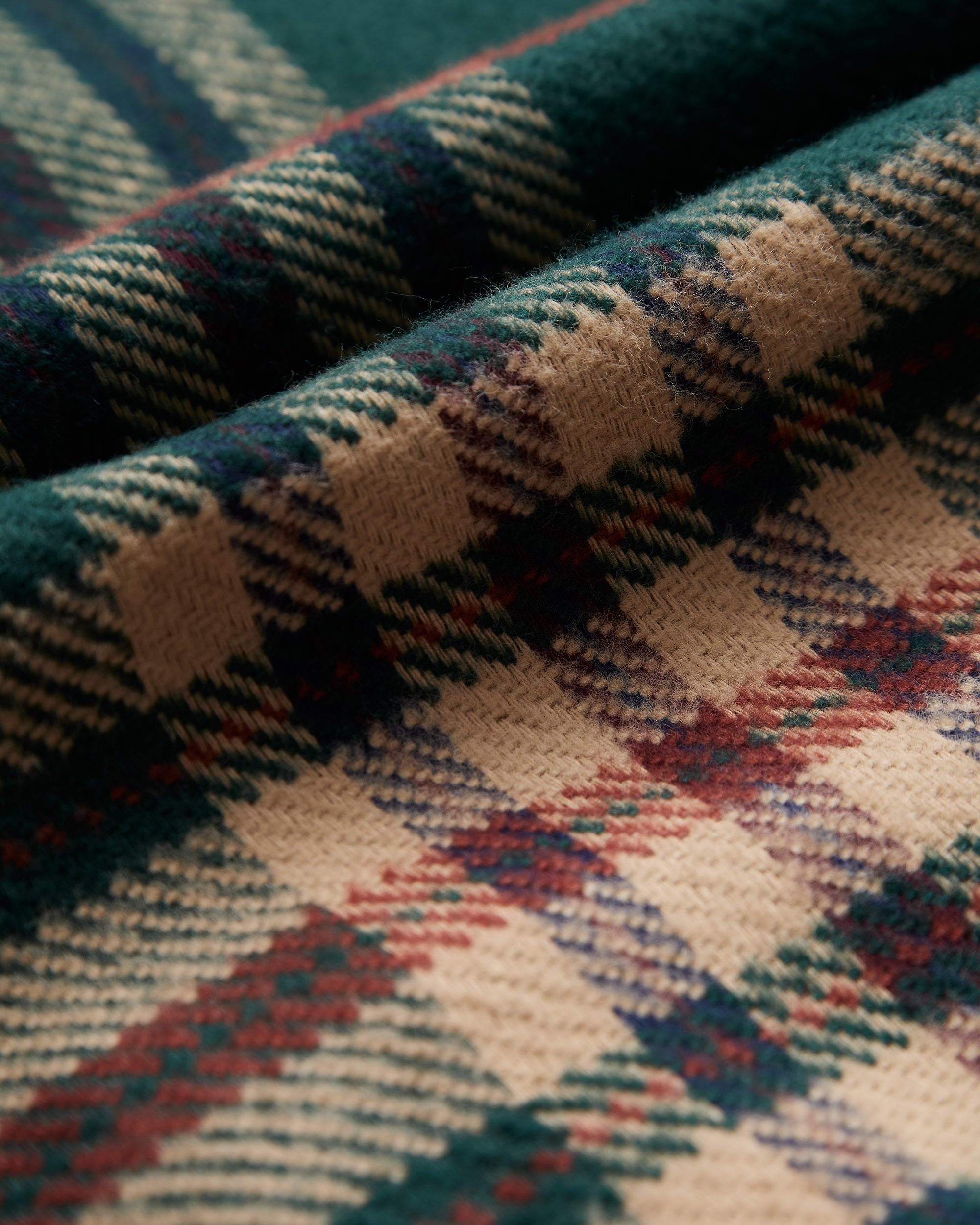 Cervo Plaid Shirt - Hunter Green