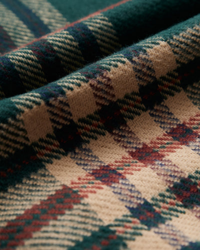 Cervo Plaid Shirt - Hunter Green