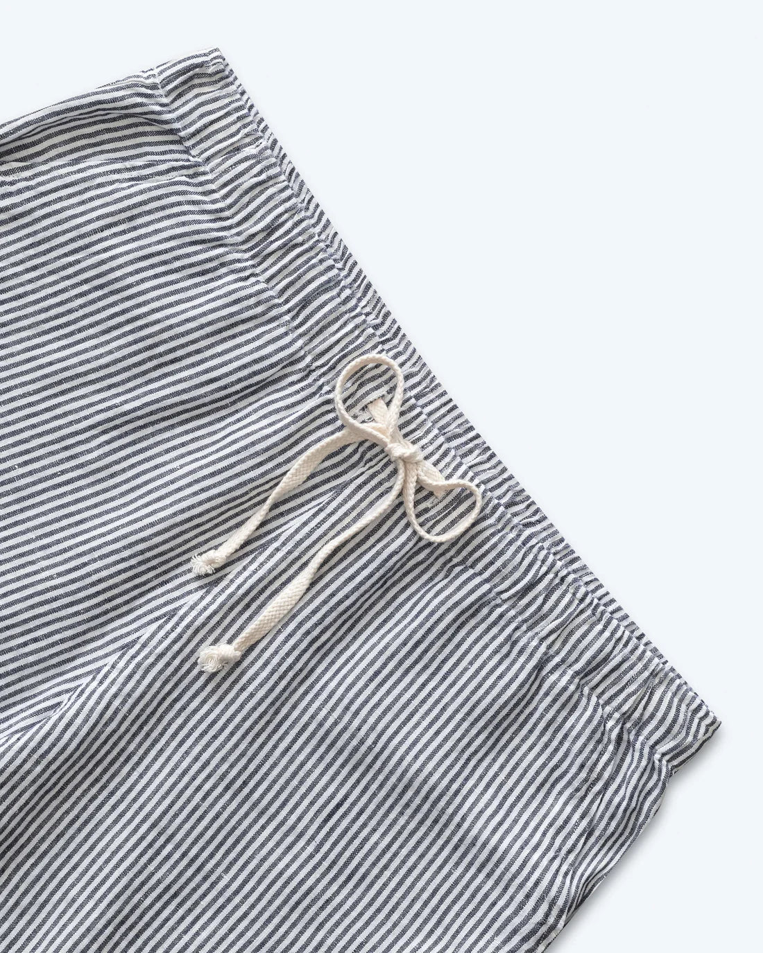 Bo Linen Drawstring Short - Lines