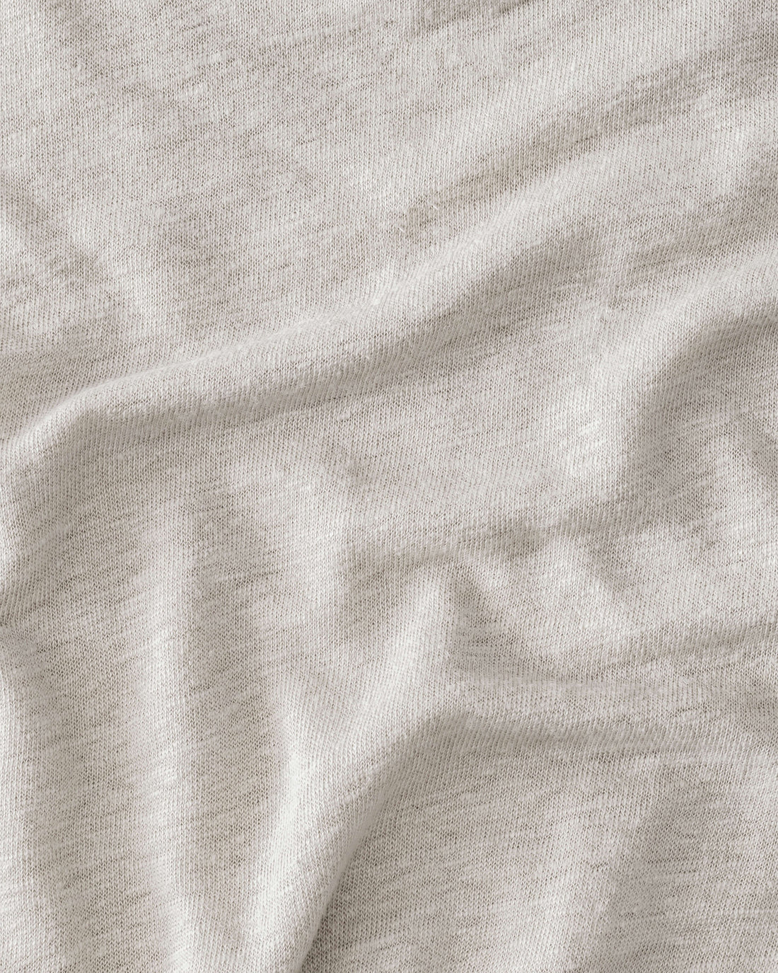 Knit Linen Tank Tee - Bone