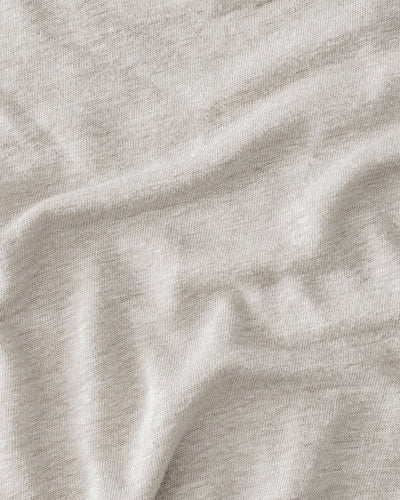 Knit Linen Tank Tee - Bone
