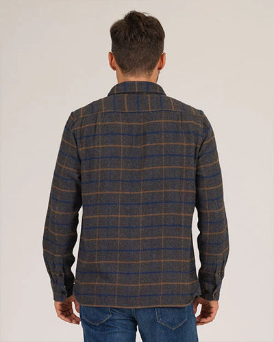 Winter Flannel Utility Shirt - Grey Hound