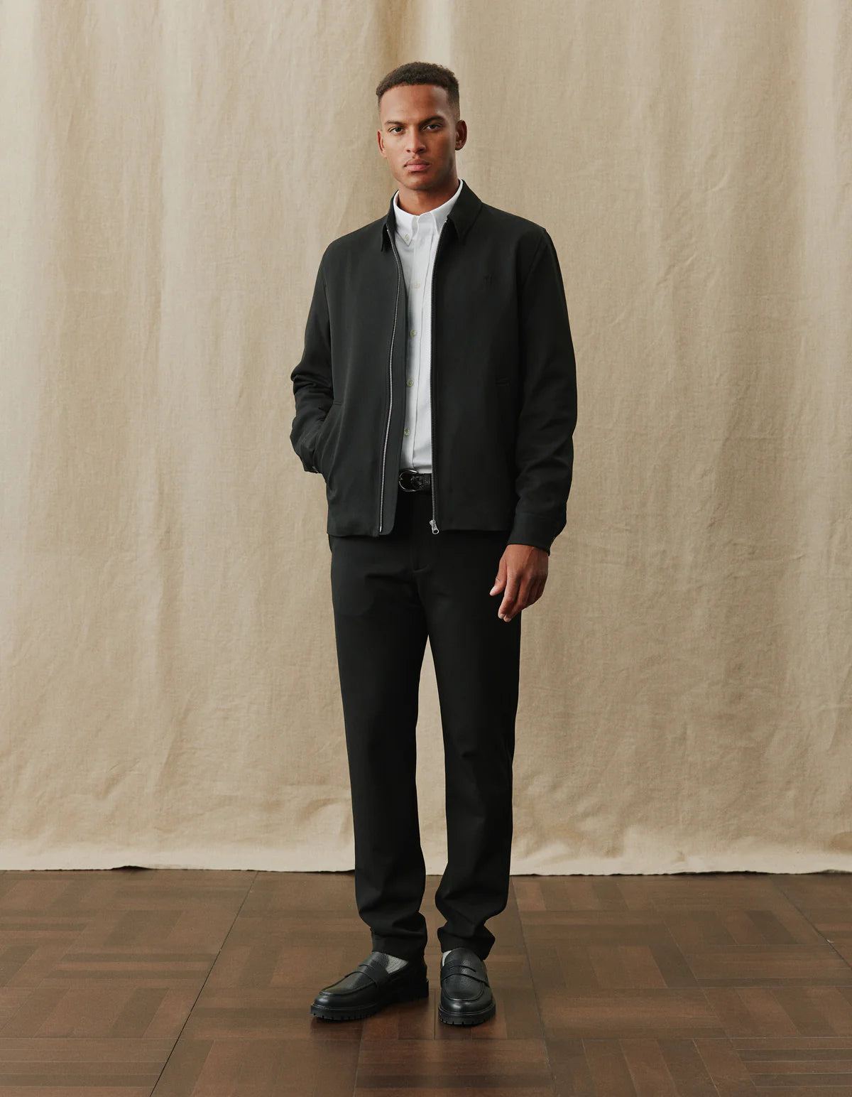 Como Coach Jacket - Black