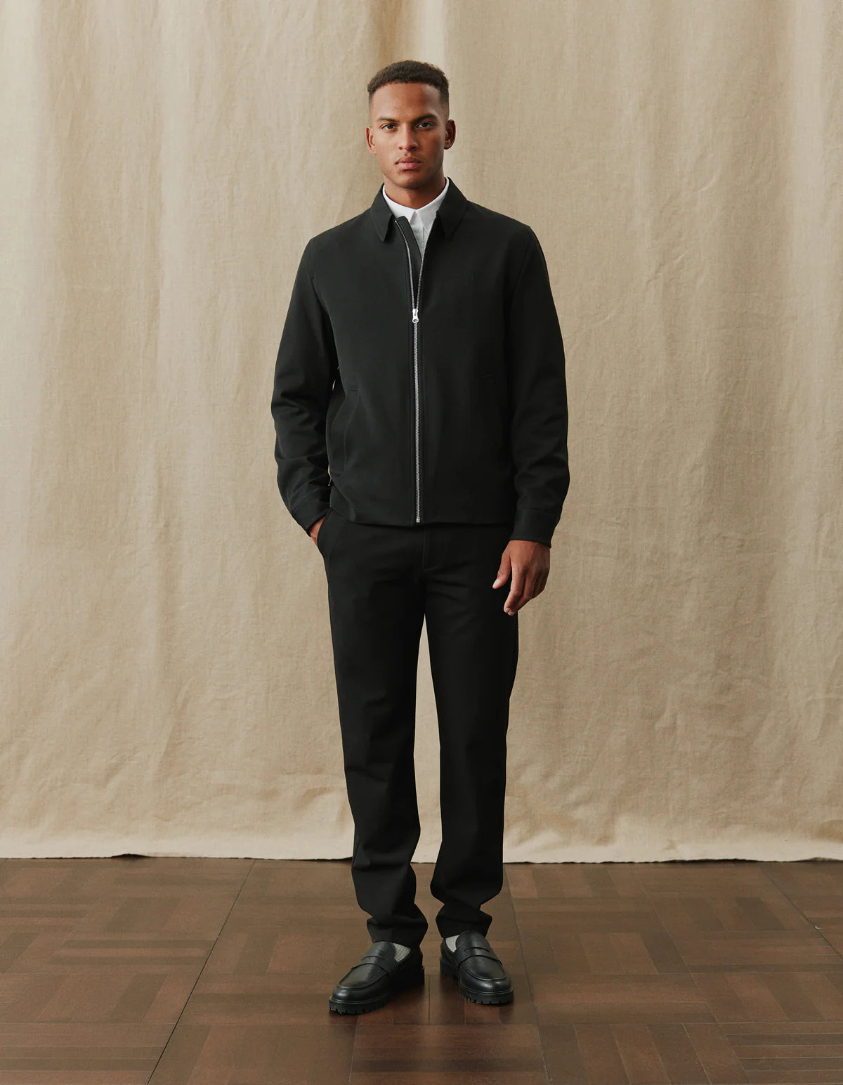 Como Coach Jacket - Black