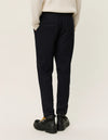 Como Wool Suit Pants - Dark Navy