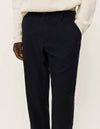 Como Wool Suit Pants - Dark Navy