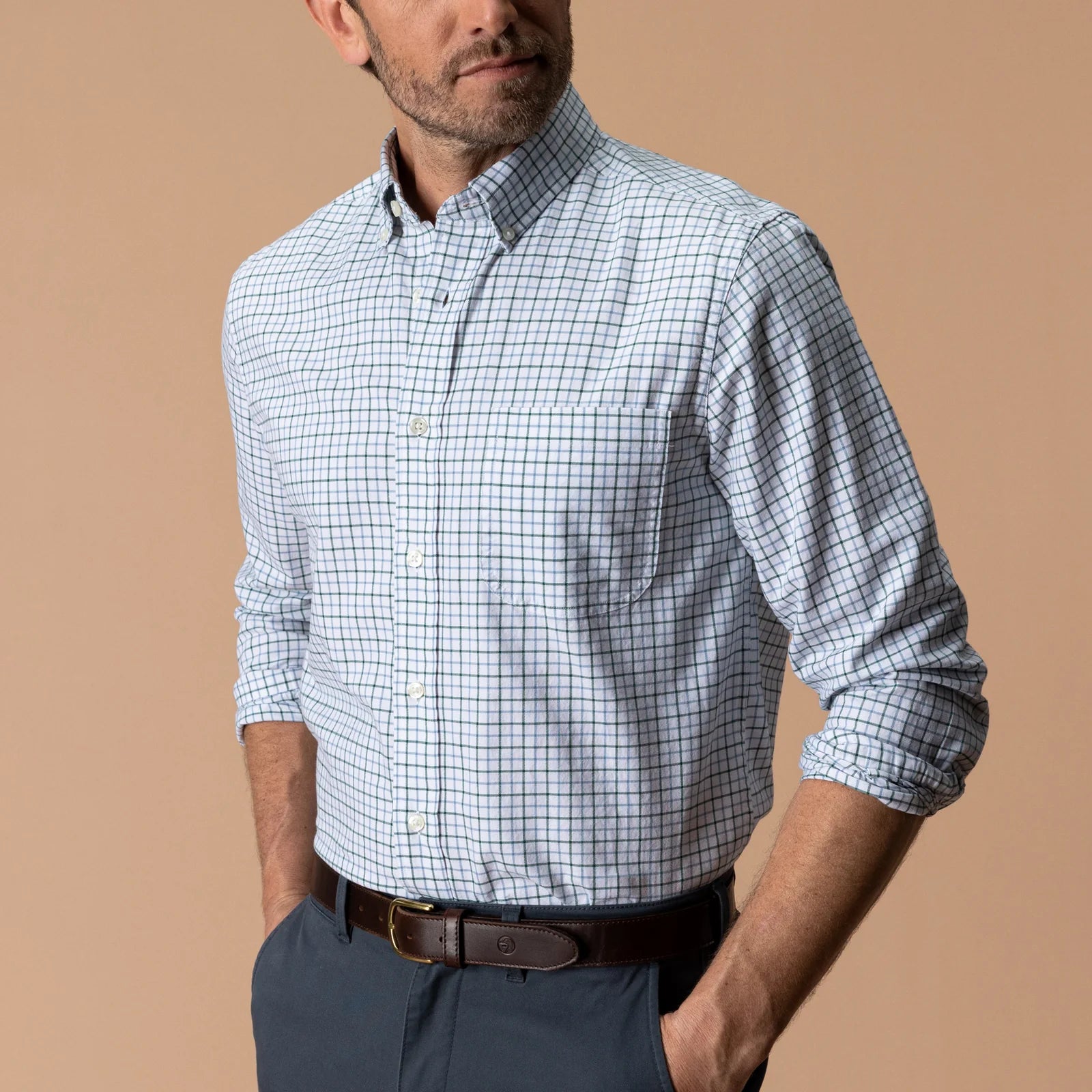 Oxford Sport Shirt - Hunter Green