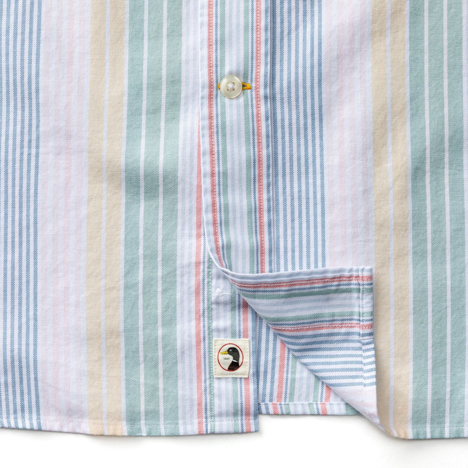 Cotton Oxford Sport Shirt - Prescott Stripe