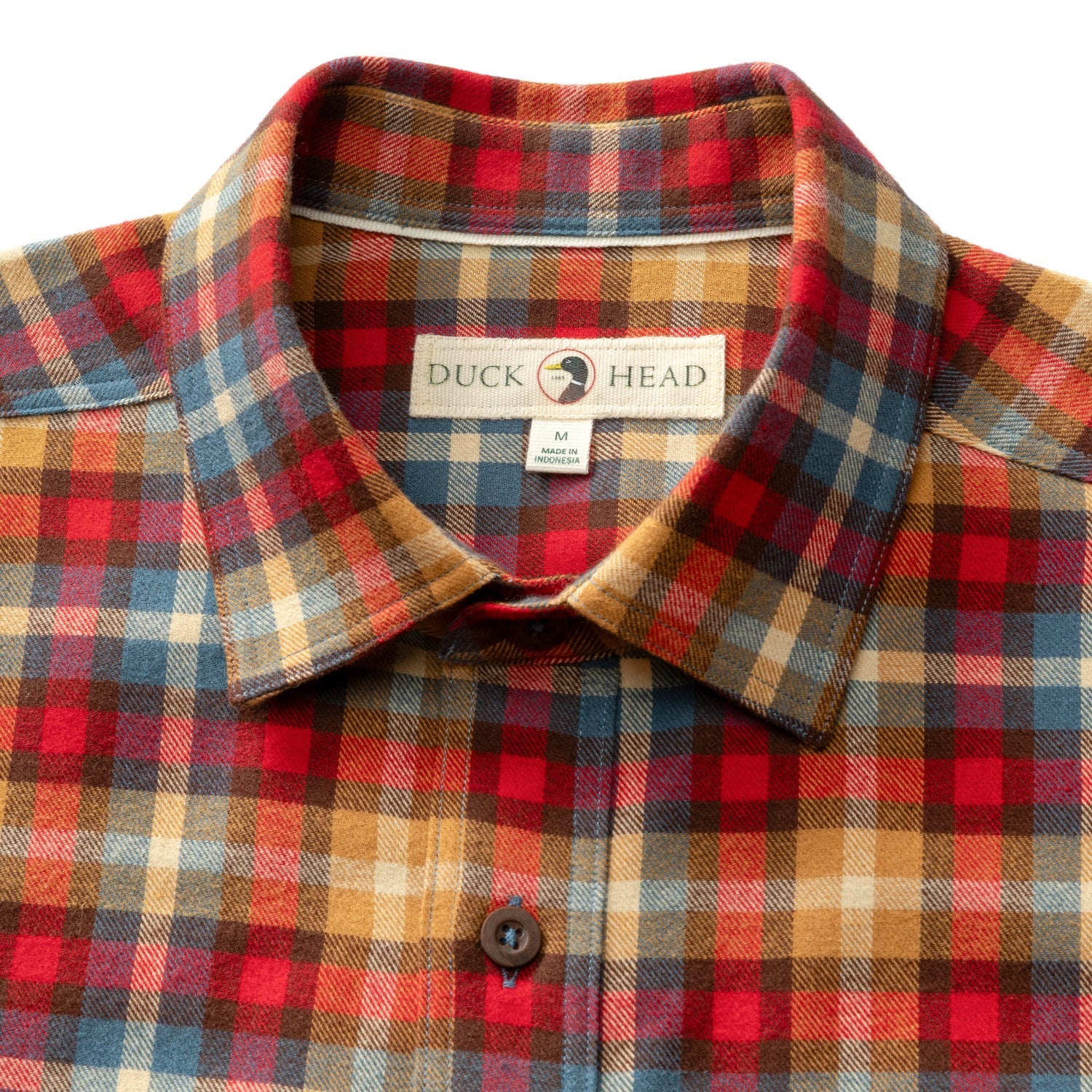 Flannel Sport Shirt - Pomegranate