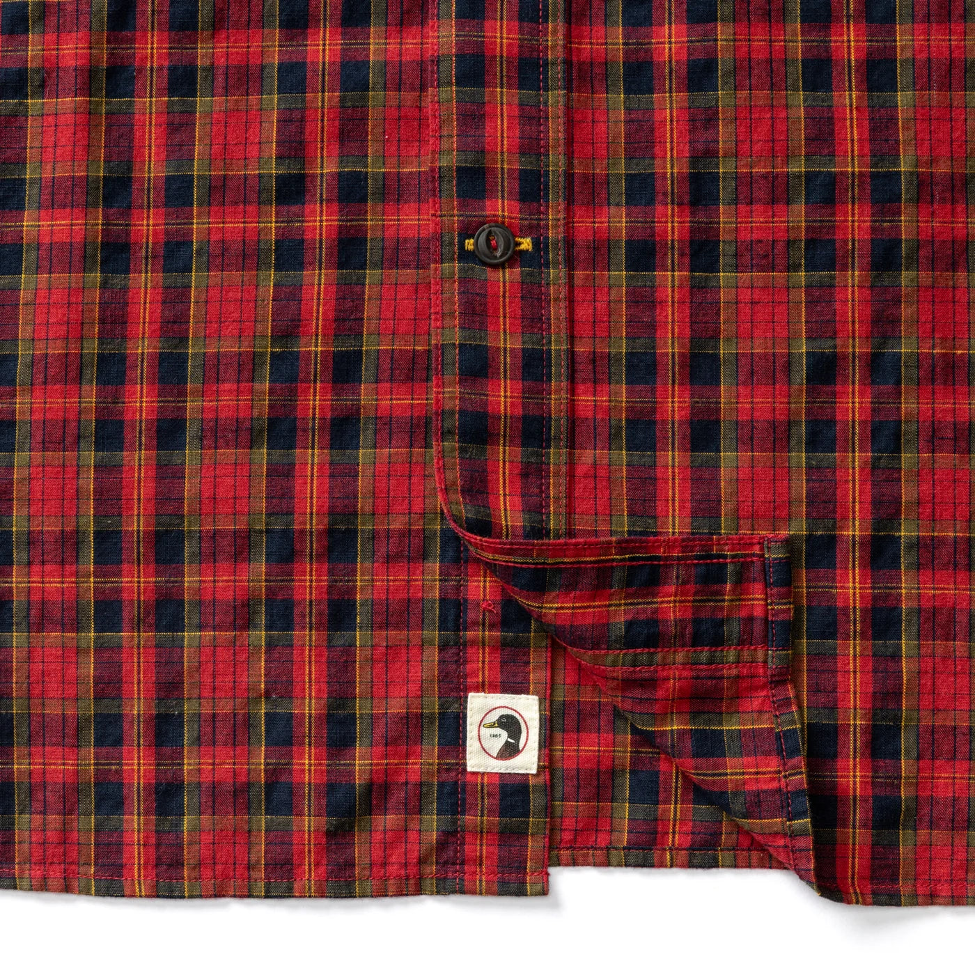 Cotton Slub Sport Shirt - Pomegranate