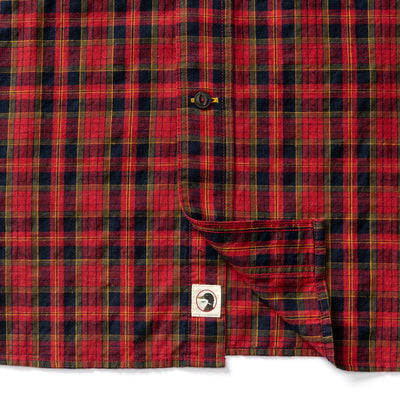 Cotton Slub Sport Shirt - Pomegranate