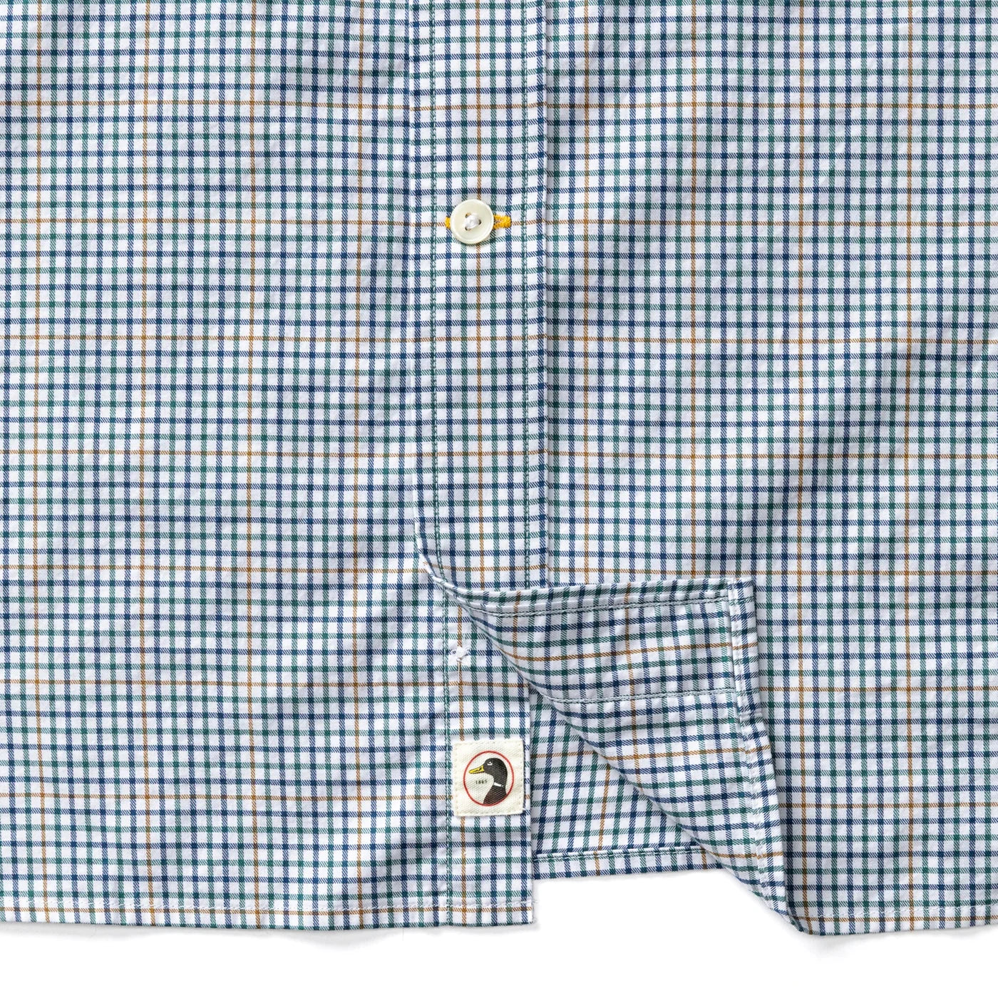 Cotton Twill Sport Shirt - Midnight Teal