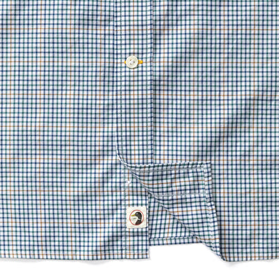 Cotton Twill Sport Shirt - Midnight Teal