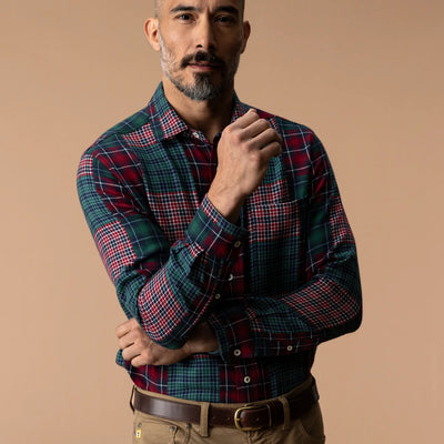 Multi Flannel Sport Shirt