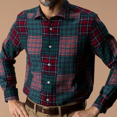 Multi Flannel Sport Shirt
