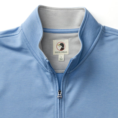 Dunmore Performance Qtr. Zip Pullover - Blue Horizon
