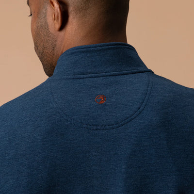 Dunmore Performance Qtr. Zip Pullover - Royal Navy