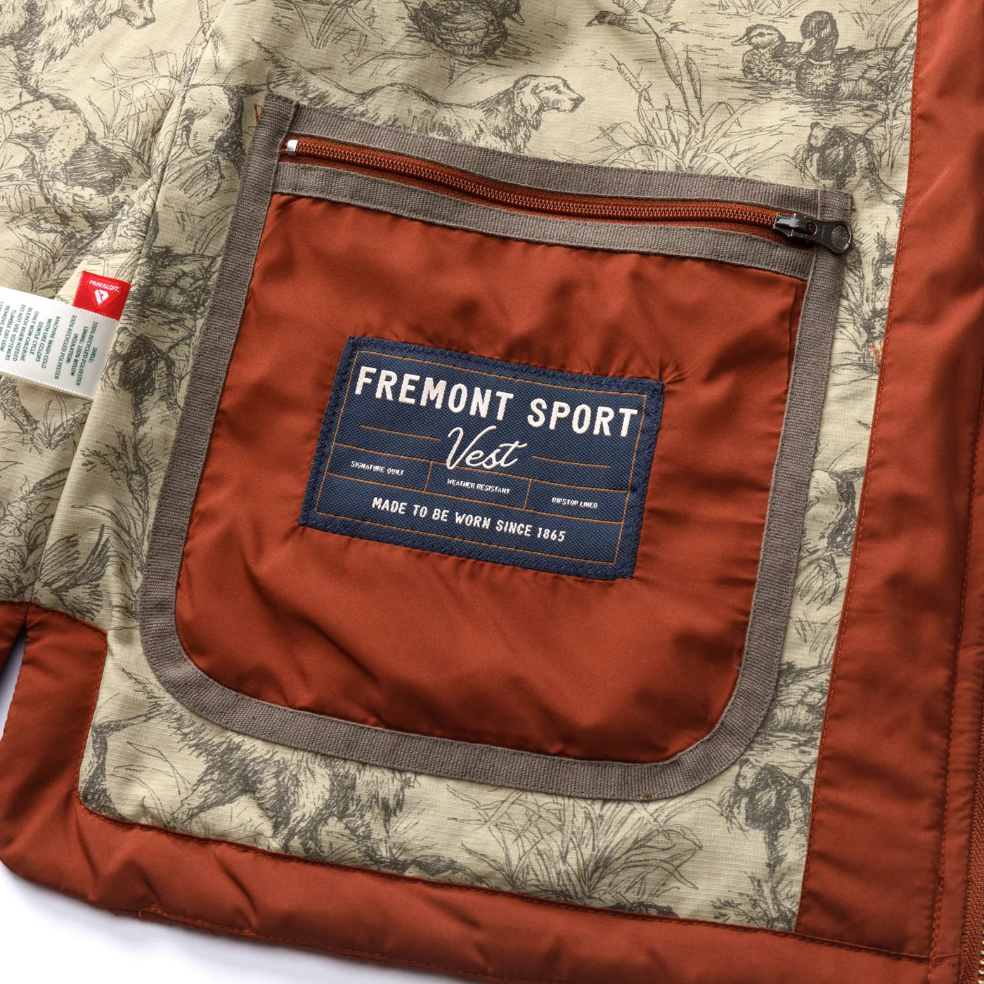 Fremont Sport Performance Quilted Vest - Brandy