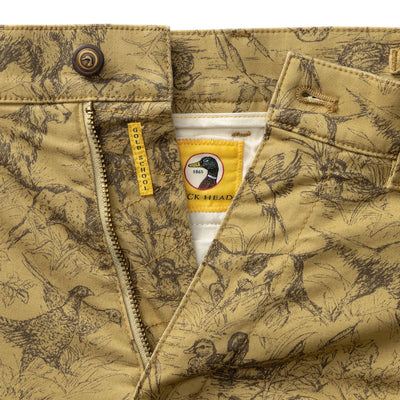 Classic Fit Gold School Chino - Wheatfield