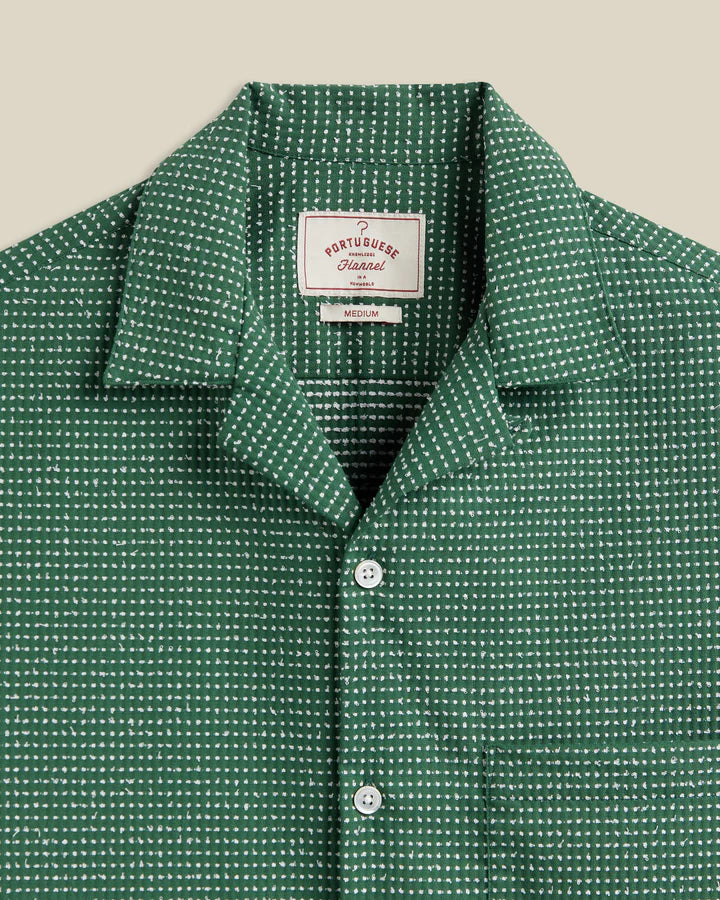 Dots Short Sleeve Shirt - Green