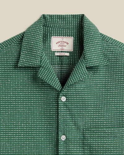 Dots Short Sleeve Shirt - Green