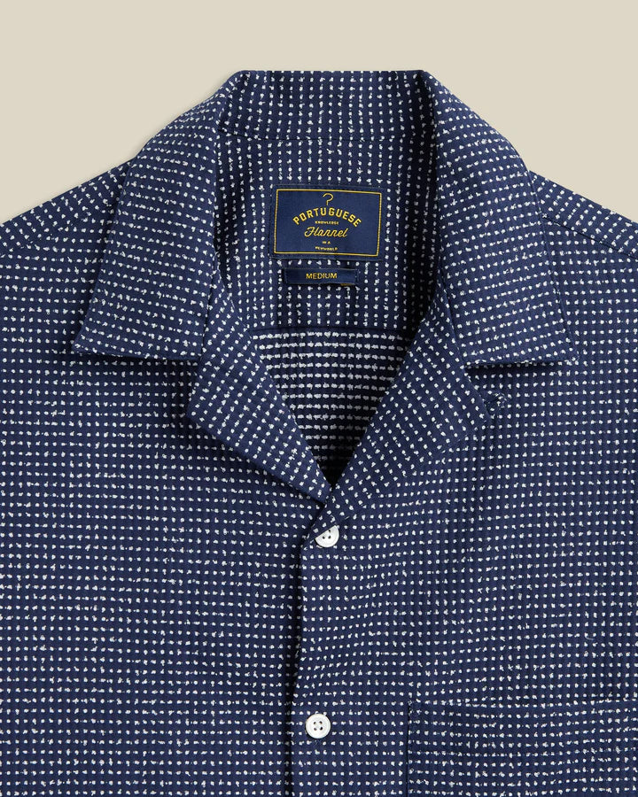 Dots Short Sleeve Shirt - Navy