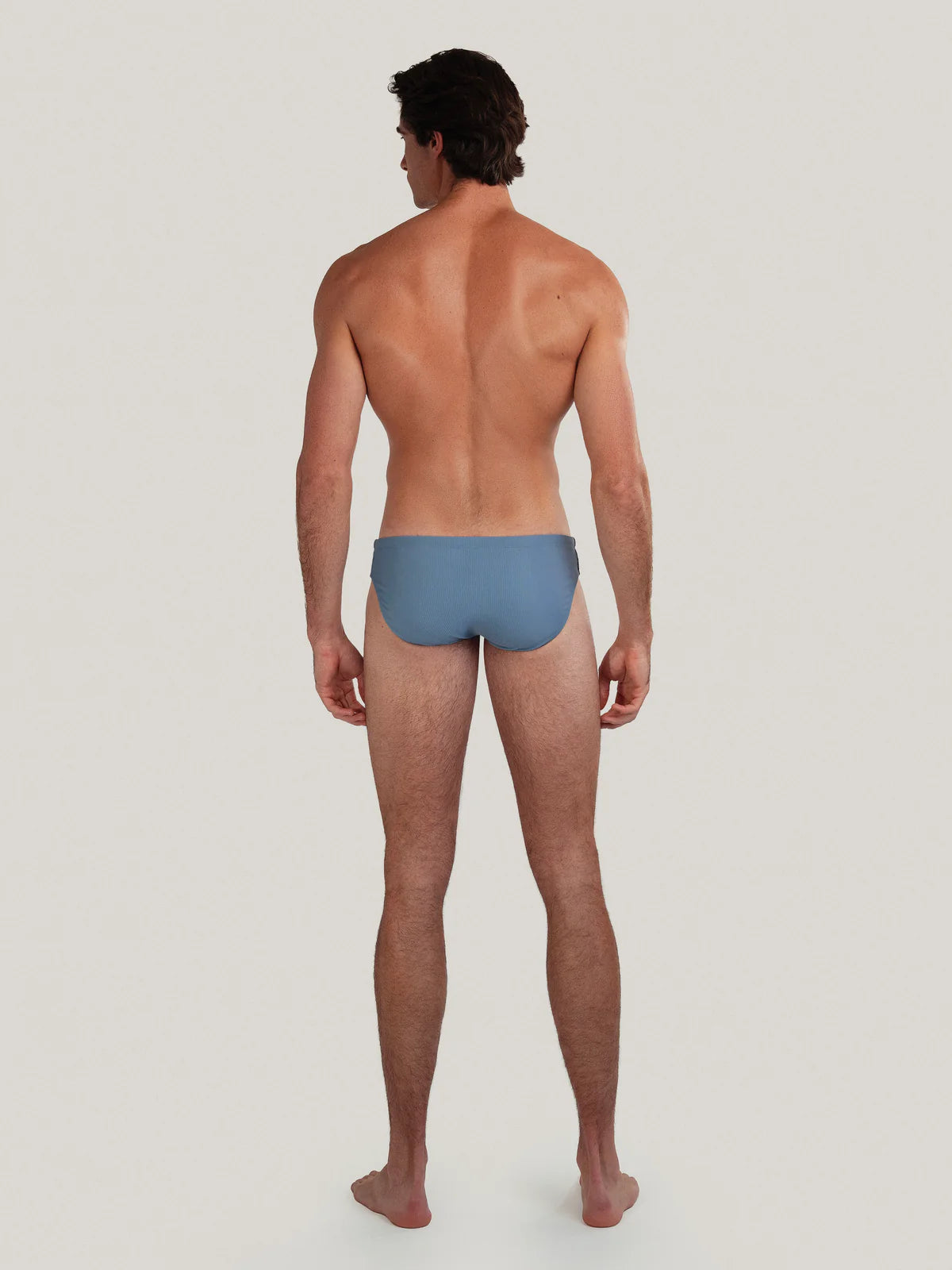 Ribbed Dune Swim Brief - Pewter
