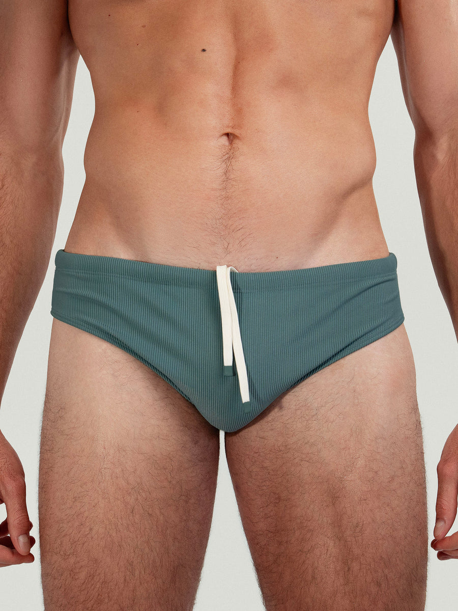 Ribbed Dune Swim Brief - Cacti