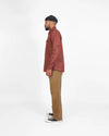 Crissman Over Shirt - Brick Herringbone