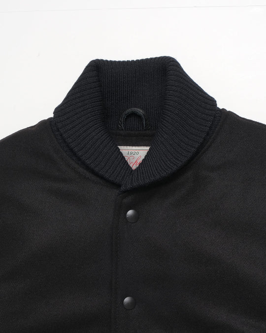 Varsity Jacket - Black & Black