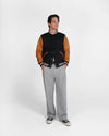 Varsity Jacket - Black & Rust