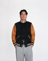 Varsity Jacket - Black & Rust