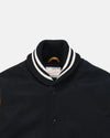 Varsity Jacket - Black & Rust