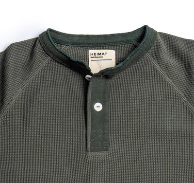 Heimat Henley - Military Green