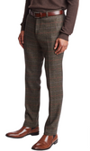 Downing Pants - slim - Hunter Orange Herringbone