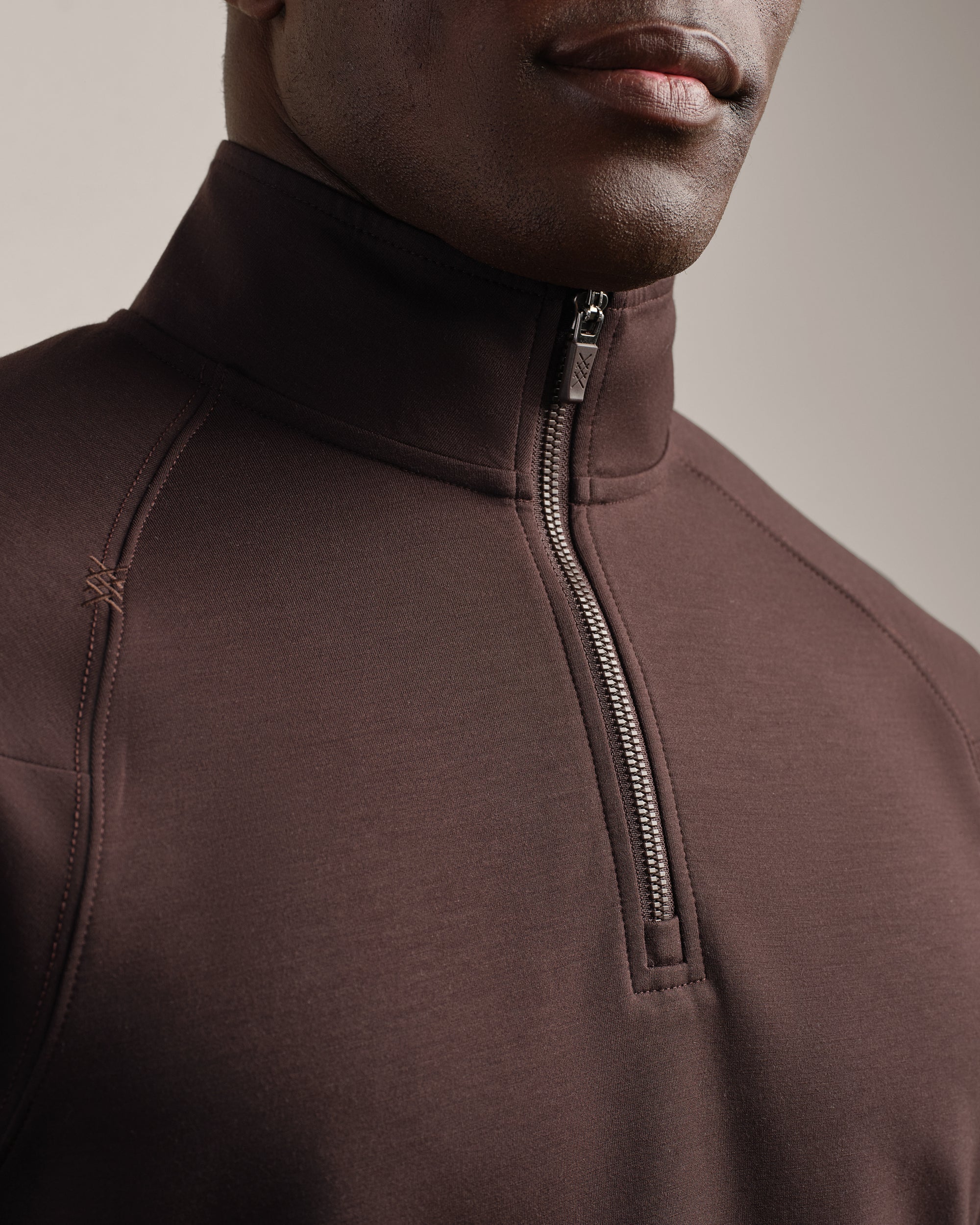 DreamState 1/4 Zip - Dark Espresso