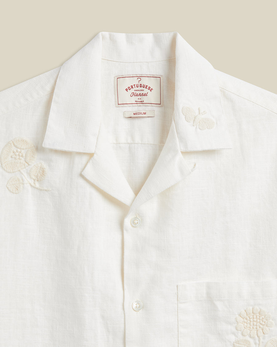 Embroidery Nature Ramie - Ecru