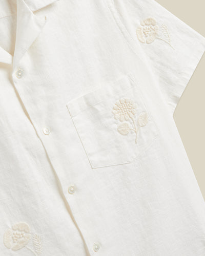 Embroidery Nature Ramie - Ecru