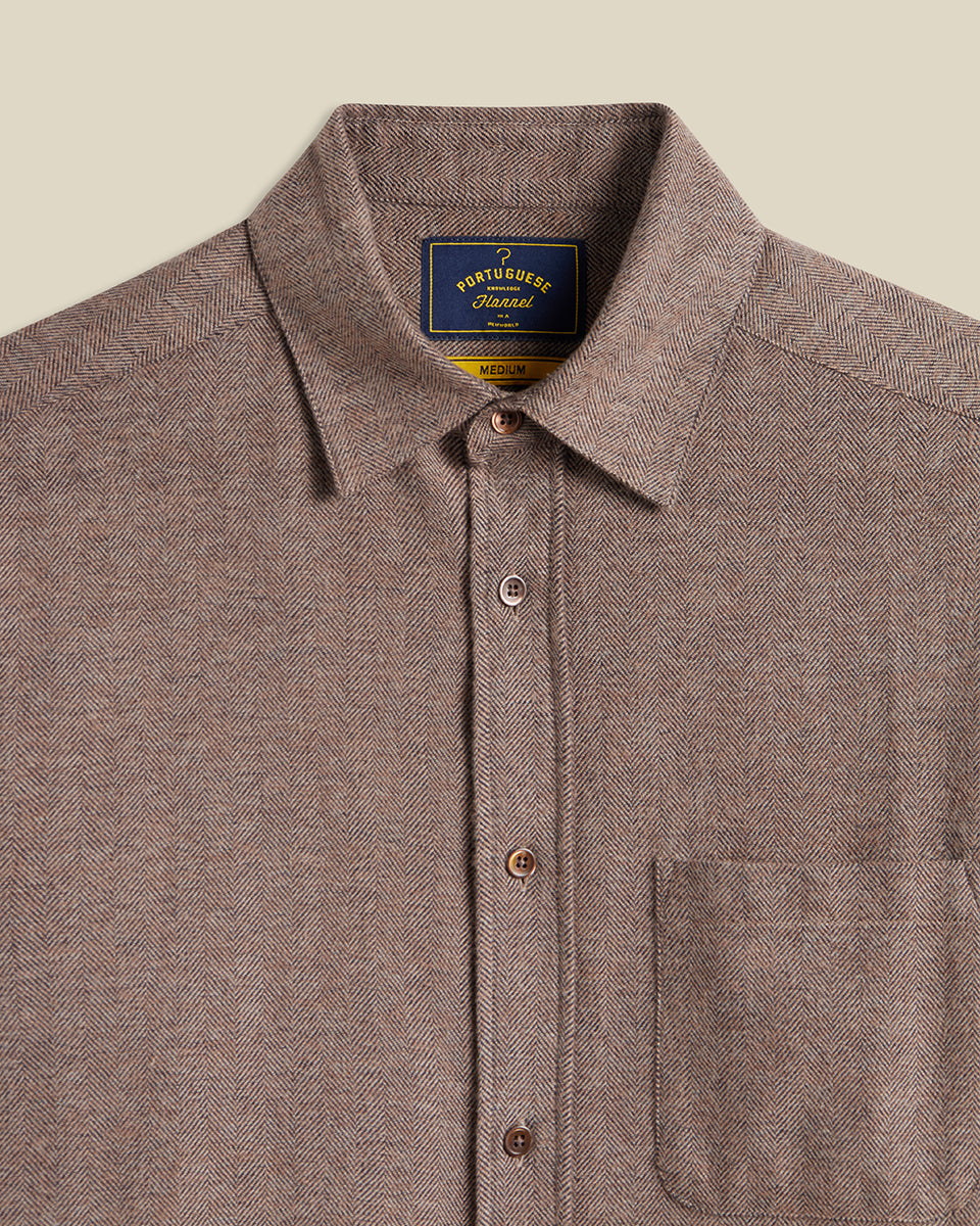 Espiga Herringbone - Light Brown