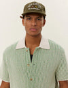 Easton Knitted Short Sleeve Shirt - Vintage Green